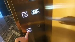 Hitachi LCA MRL elevator Suzhou International Finance Square, 日立LCA無機房電梯在蘇州國際金融中心