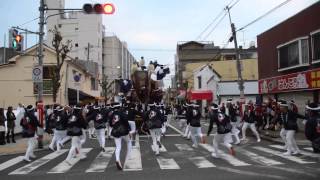 2014和泉市府中だんじり祭り宵宮　馬場之町、府中センター前にて（平成26年10月11日）