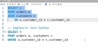 23 Implicit Join Syntax