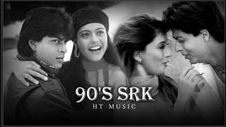 90's SRK Romance Mashup | HT Music | Shah Rukh Khan, Kajol, Rani M, Madhuri, Preity, | Best of SRK