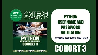 PYTHON USERNAME AND PASSWORD VALIDATION