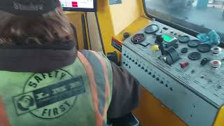 Inside the Cab Tamping with Amtrac