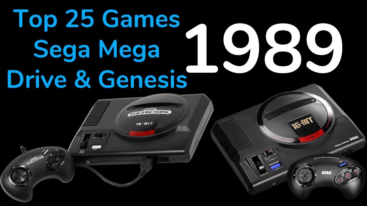 1989- Top 25 Games Released For Sega Mega Drive/ Genesis - YouTube