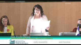 19th Assembly, 2nd Session, Day 160 Inuvialuktun Interpretation