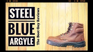 STEEL BLUE Argyle/Side zip-steel toe [ The Boot Guy reviews ]