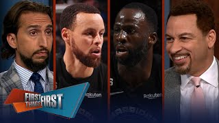 Warriors overcome deficit to beat Pelicans, Draymond receives 17th tech | NBA | FIRST THINGS FIRST
