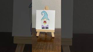 How to draw and paint a Watercolor Gnome