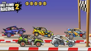 Hill Climb Racing 2 - challenge for friends (with RALLY CAR) | Gameplay