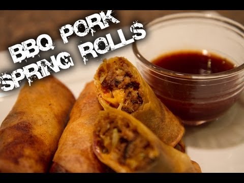BBQ Pulled Pork Spring Rolls BBQ Pulled Pork Spring Rolls
