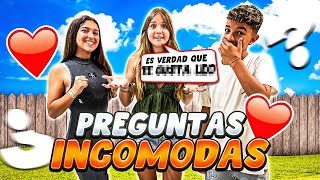 Preguntas INCÓMODAS con ARIANCITA y LEO *paso VERGÜENZA* DANIELA  GO