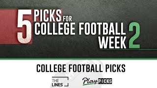 College Football Week 2 | Free Picks & Sports Betting Tips