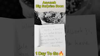 Alizeh Aayush Big Surprise Soon🔥1 Day To Go #alizehjamali #aayuzeh #aayujanta #shorts