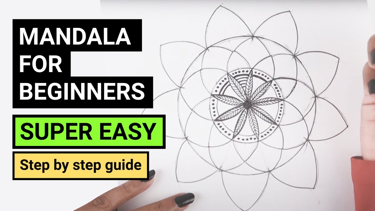 How To Draw Mandala Designs For Beginners - Printable Form, Templates ...