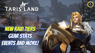 Tarisland new raid tiers, charm system, gear stats and more!