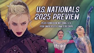 US Nationals 2025 Preview + Canadian Nationals \u0026 FISU Games Recap | #PrevagenUSChamps