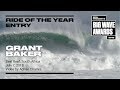 Grant Baker at Seal Reef 1 - 2019 Ride of the Year Entry - WSL Big Wave Award