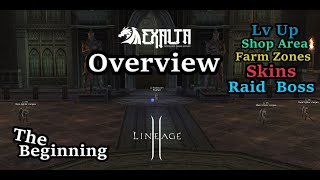 🟢 Lineage II Exalta 👑 Server Overview // #lvup #skins #shoparea #raidboss #farmzones #lineage2 #l2