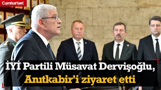 Devir teslim sonrası yeni Genel Başkanı Müsavat Dervişoğlu, Ata'yı ziyaret etti