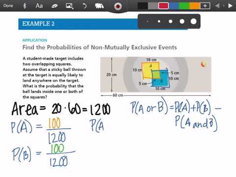 Finding Probability Of Non-Mutually Exclusive Events - YouTube