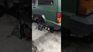 New axle and locker for TDI swapped XJ #tdipower #tdi