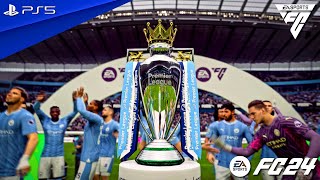 FC 24 - Man City Wins the Premier League 23/24 at the Etihad | PS5™ [4K60]