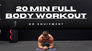 20 MINUTE FULL BODY WORKOUT (NO EQUIPMENT)