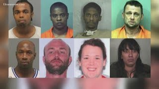 Williamsburg police: 8 charged in drug investigation