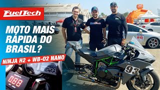 Ninja H2 com quase 400cv equipada com Wideband FT