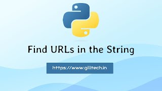 Find URLs in the String #pythonprogramming #regularexpressions