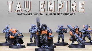 PAINTING SHOWCASE Converted Tau Empire Kill Team Warhammer 40k 9th