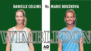 DANIELLE COLLINS      vs   MARIE BOUZKOVA    | 🏆 ⚽ Wimbledon 2022  Round 1     (06/27/2022) 🎮