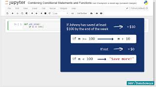 122 Conditional Statements and Functions (PYTHON FUNCTIONS) DATA SCIENCE TUTORIAL BEGINNER COURSE