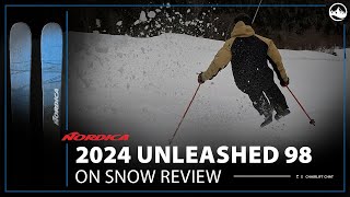 2024 Nordica Unleashed 98 On Snow Ski Review with SkiEssentials.com