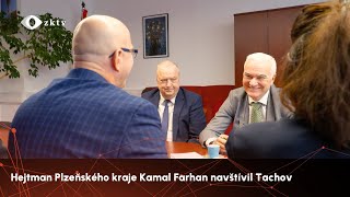 Hejtman Plzeňského kraje Kamal Farhan navštívil Tachov