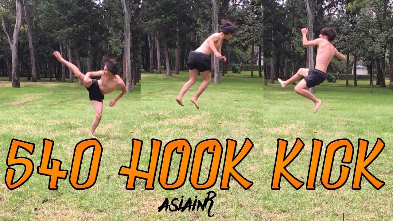 540 HOOK KICK PROGRESS/PROGRESIÓN 540 HOOK KICK 2 DÍAS. - YouTube