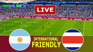 ARGENTINA vs COSTA RICA - International Friendly 2024 | Full Match All Goals | EA FC 24 Gameplay PC