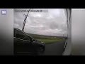 shocking dash cam clip of 32 ton lorry narrowly avoiding a 4x4 daily mail