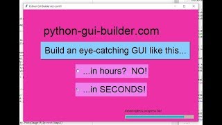 Making a Tkinter GUI with python-gui-builder.com