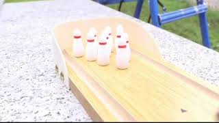 SS Bros Wooden Mini Bowling Spill Game Set