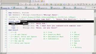 VBScript - WshShell (7a - 9)