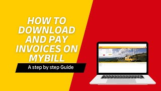 How to download and pay invoices on MyBill.