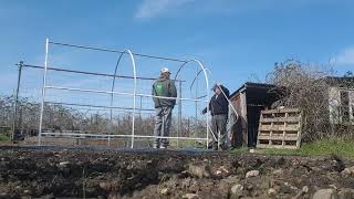 FeelGoodUK Polytunnel installation