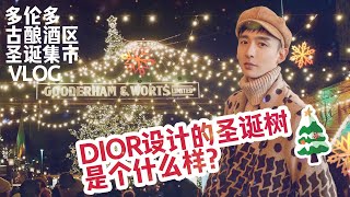 VLOG：游多伦多圣诞集市，DIOR设计的圣诞树是个什么样子？ Visit the Winter Village at the Distillery District of Toronto