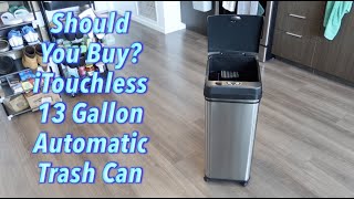 Should You Buy? iTouchless 13 Gallon Automatic Trash Can