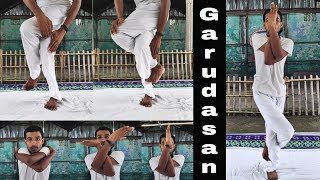 How to do Garudasana (Eagle Pose)  गरुड़ासन कैसे करें ?  Acharya Parasmani 2020