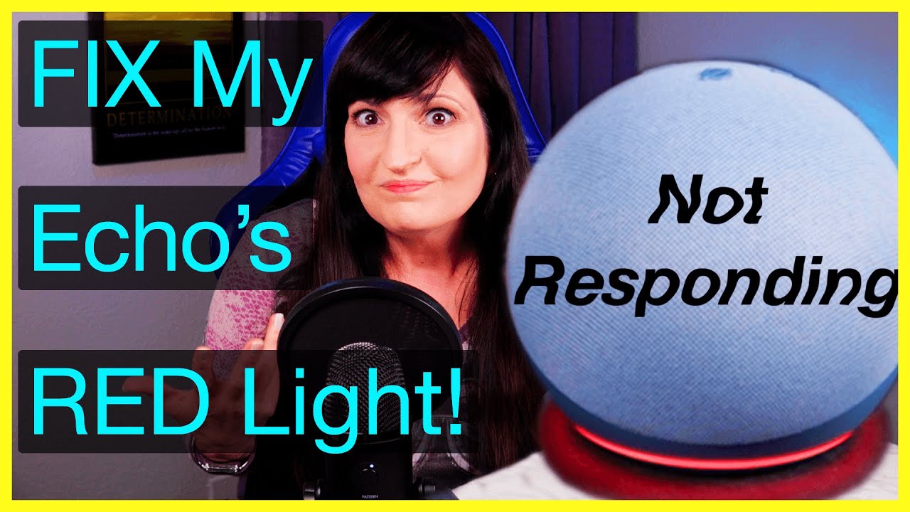 Alexa RED Light Fix! What Is The Red Light On My Alexa Echo Dot? Or ...