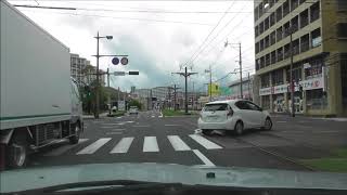 車載動画   鹿児島中央駅前～新交通局～中郡～郡元　風景