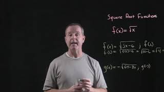Evaluating Square Root Functions