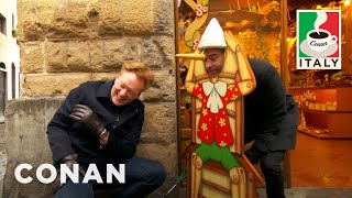 Conan & Jordan Schlansky Hit The Streets Of Florence | CONAN on TBS