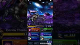 FFBE - solo Scorn of the Demon Chimera